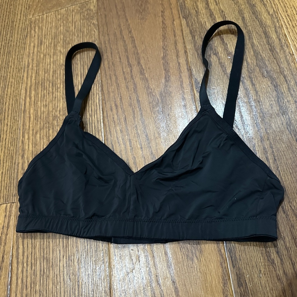 ! Aerie Smoothez Black Sexy Lingerie Risqué Bralette Women Size S